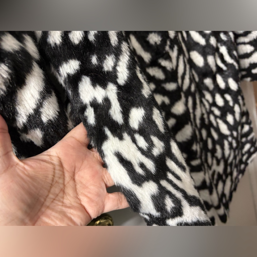 Michael Kors Zebra Faux Fur Jacket - Picture 2 of 9